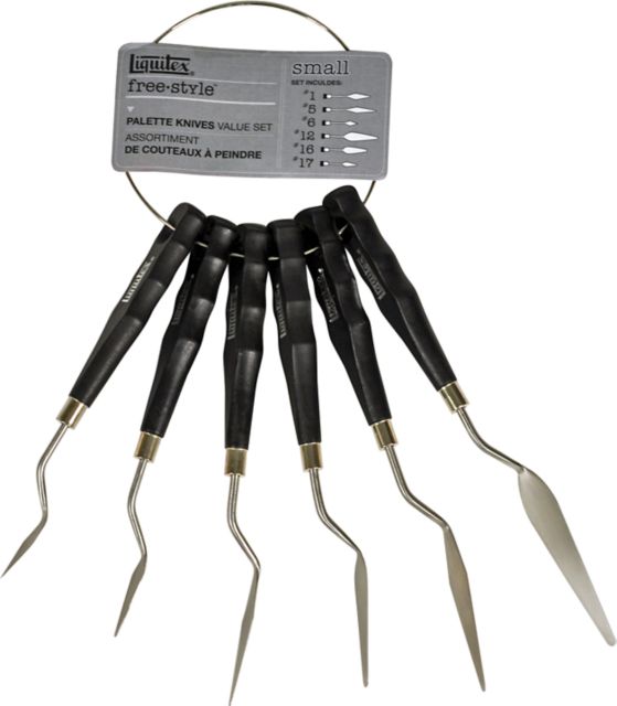 LIQUITEX SMALL KNIVES RING SET