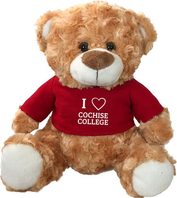 Cochise College 10'' Plush Heart Bear
