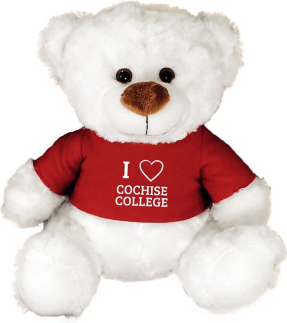 Cochise College 10'' Plush Heart Bear