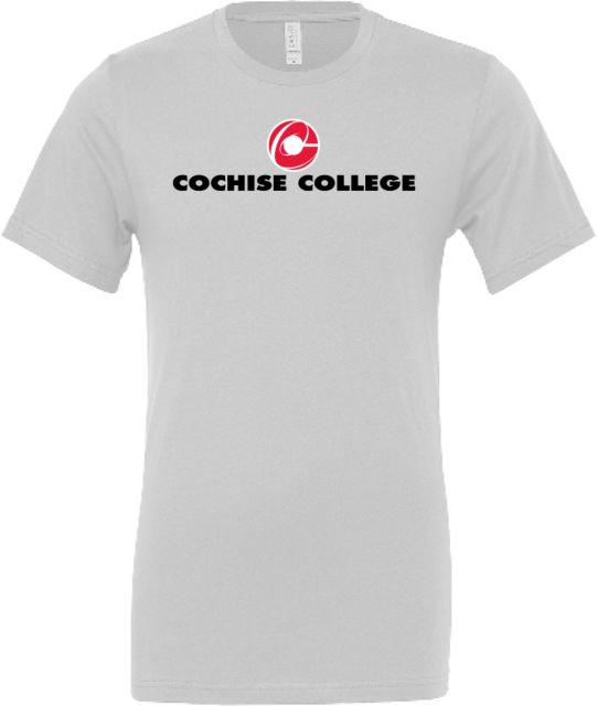 Cochise College Bella + Canvas Jersey Cotton T Shirt Cochise College Horizontal - ONLINE ONLY