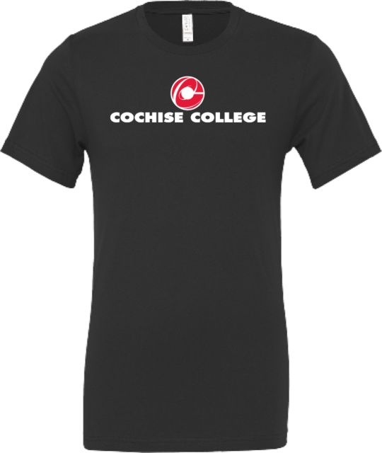 Cochise College Bella + Canvas Jersey Cotton T Shirt Cochise College Horizontal - ONLINE ONLY