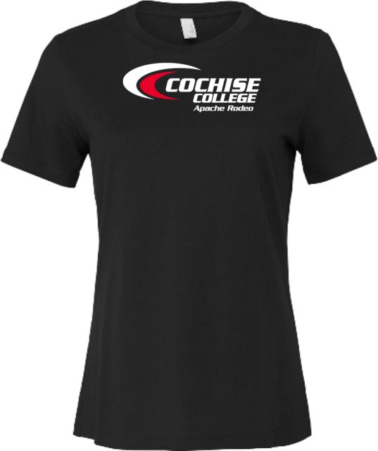 Cochise College Bella + Canvas Womens Relaxed Cotton T Shirt Cochise College Apaches Rodeo - ONLINE ONLY