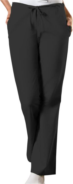 Womens Black WW Originals Drawstring Scrub Pant - ONLINE ONLY